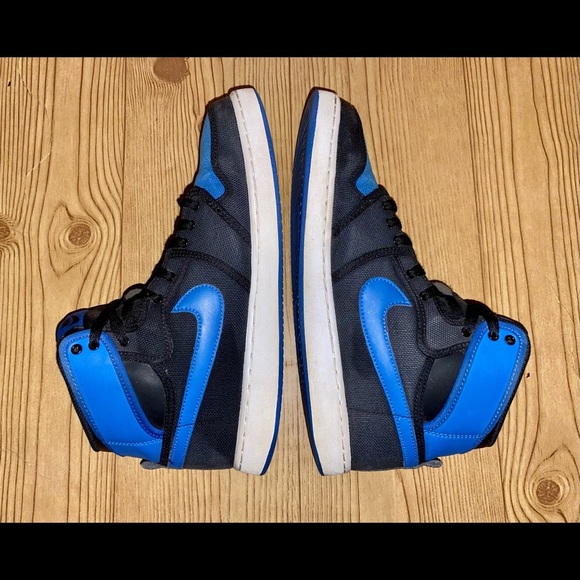 NIKE AIR JORDAN 1 RETRO I KO HIGH OG AJKO BLACK SPORT BLUE ROYAL 638471-007 8.5 - Picture 5 of 8